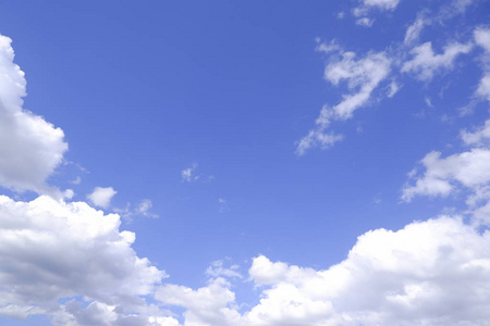 云和蓝天背景图像
