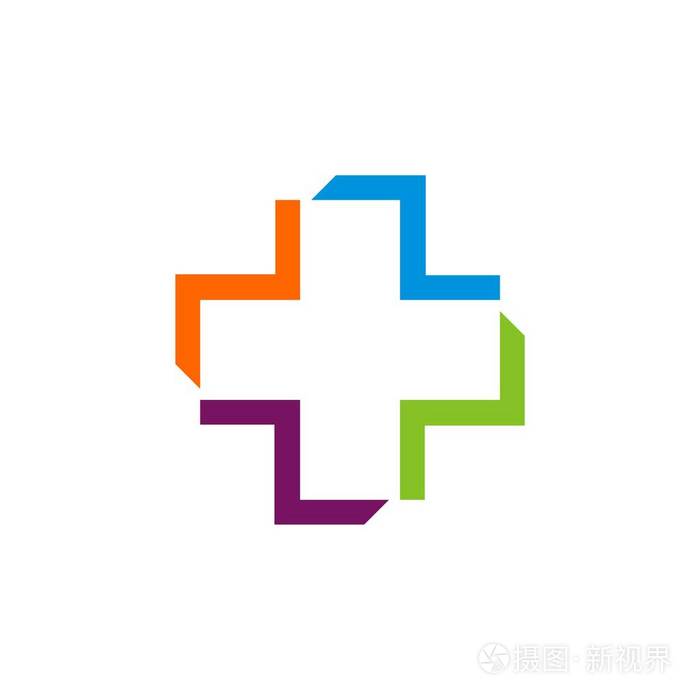 抽象矢量颜色图标标志模板