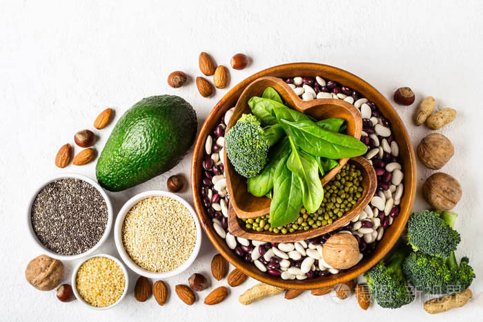 植物蛋白来源集.健康饮食理念