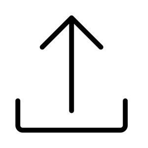 上载或导出的简单矢量图示标志