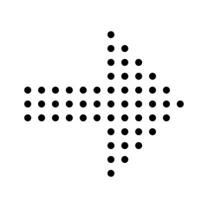 白色背景的右边虚线照片