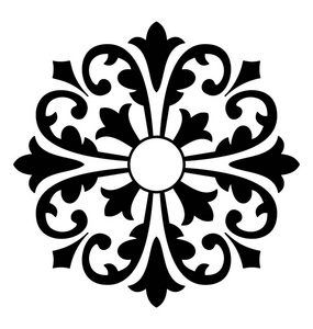 刺绣设计元素图标图片