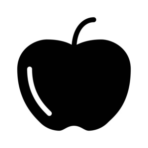 白色背景苹果营养水果