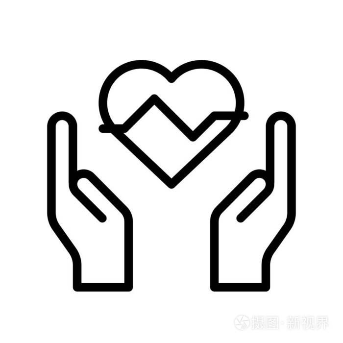 健康保险矢量保险相关线路设计可编辑行程图标插画-正版商用图片17emr