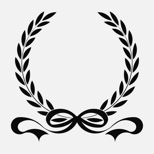 小麦花圈图图片