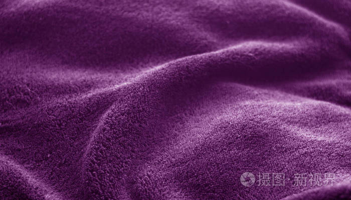 麻袋布质地呈紫色抽象背景和纹理