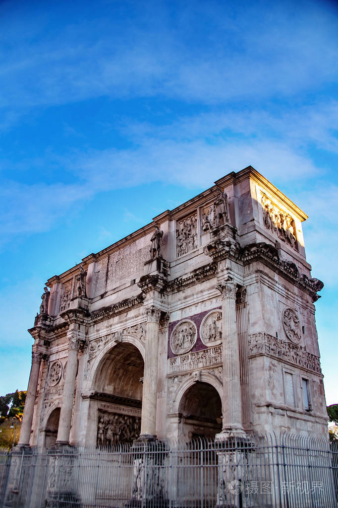 罗马的cosstantini拱门