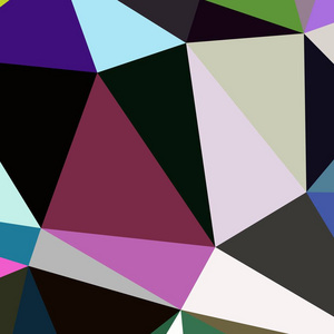 抽象背景多色几何极化。