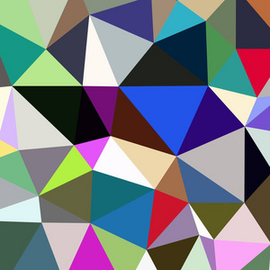 抽象背景多色几何极化。