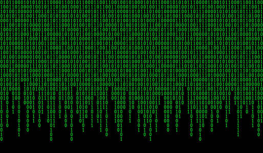 数据和技术. 矢量图.二进制代码抽象无缝模式二进制代码无缝模式.