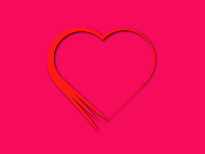 心影抽象插图.照片