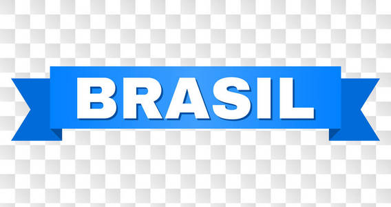 蓝色磁带与巴西的描述图片