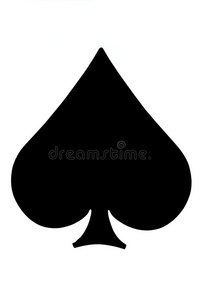 王牌黑桃之王扑克王牌黑桃新1在背景上的扑克牌游戏扑克黑桃a 黑人