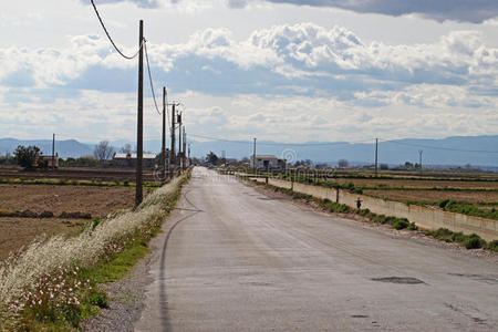 乡村公路与山岭