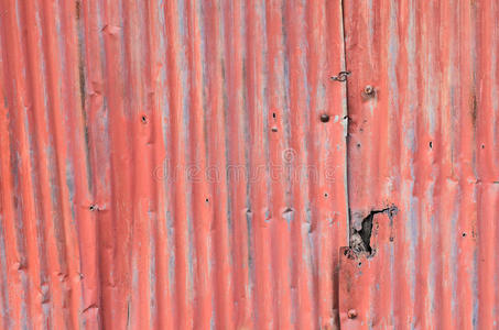 镀锌铁皮屋顶脏污生锈照片