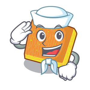 法斗卡通版水手库纳法准备好了卡通版矢量插图照片