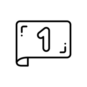 青年文明号封页页码计数黑线图标照片