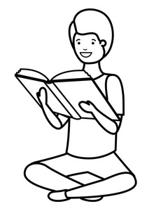 学生坐着图片-学生坐着素材-学生坐着插画-摄图新视界