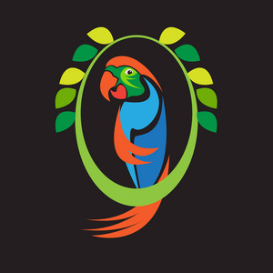 鹦鹉黑色矢量剪影图片-鹦鹉黑色矢量剪影素材-鹦鹉黑色矢量剪影插画-