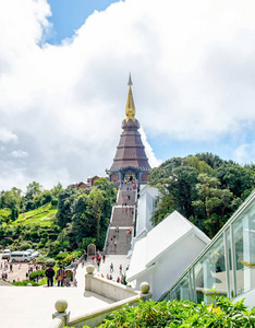 塔的景观崇拜美丽的在泰国