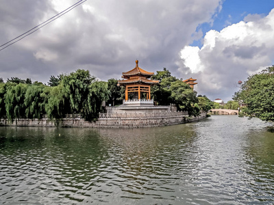 上海七宝古镇七宝寺和宝塔图片