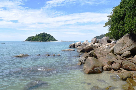 Pangkor岛海滩风景