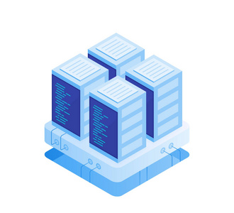 托管与云数据存储和服务器机房.服务器机架.