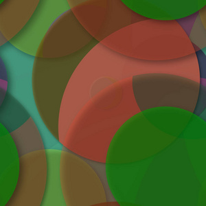 圆圈透明抽象背景趋势无缝模式。