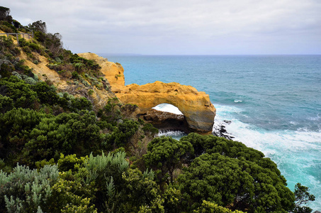 澳大利亚维克海滨岩石组命名为拱门在港口坎贝尔国家公园在伟大的大洋路首选旅游景点和旅游目的地