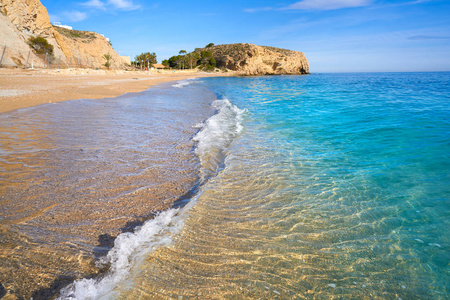 bolnou bonnou海滩，维拉约萨的阿利坎特，也是西班牙的维拉约萨