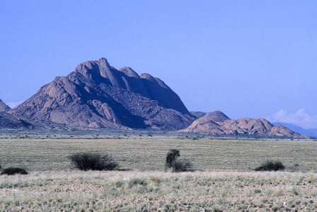 斯皮茨科普达马拉兰或阿隆戈非洲的岩石形成