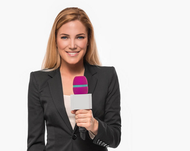 电视主持人图片