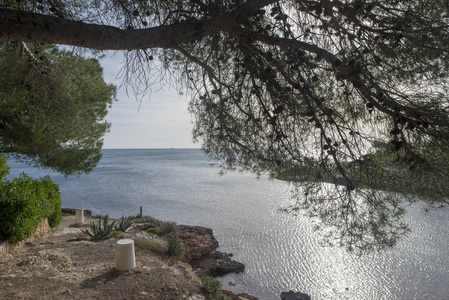 ametlla de mar on the coast of tarragona, Spain