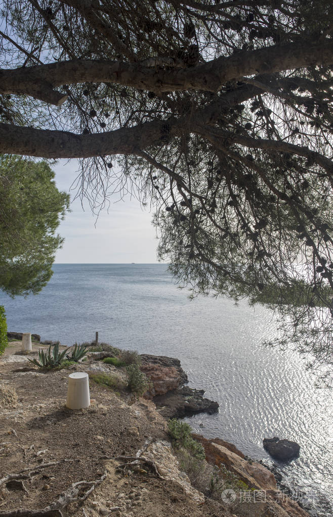 ametlla de mar on the coast of tarragona, Spain