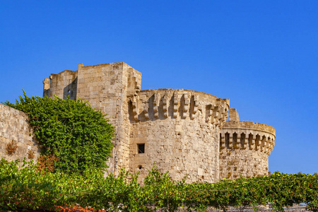 中世纪希腊罗德城的防御工事