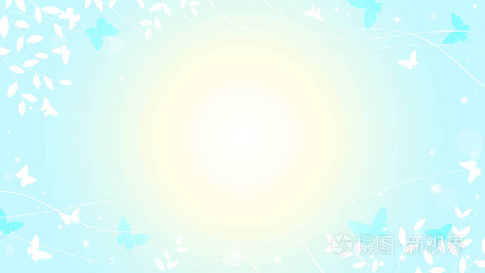 以蝴蝶和树木为主题的淡色环保主题的抽象春夏背景插画 正版商用图片17j2ws 摄图新视界 以蝴蝶和树木为主题的淡色环保主题的抽象春夏背景插画 正版商用图片17j2ws 摄图新视界