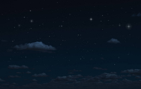 月光,黑暗的背景和天空中的星星. 干净的夜晚背景.照片