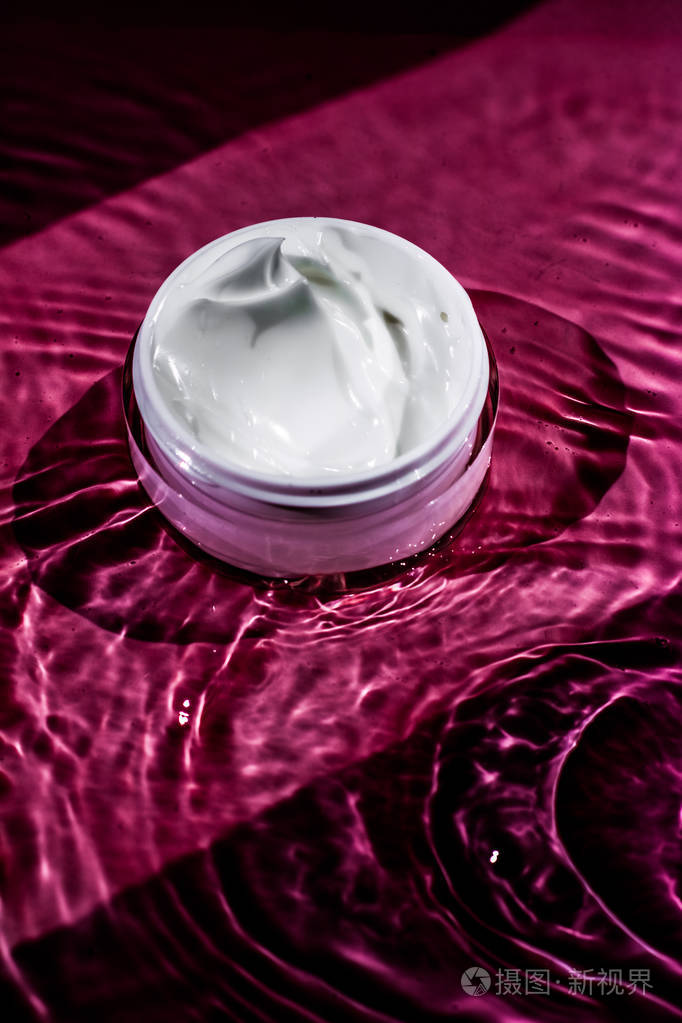 美容霜,奢侈品,化妆品,皮肤和身体护理风格的概念