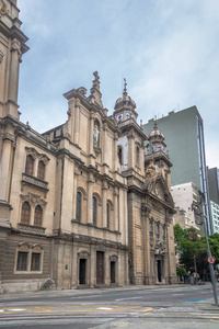 旧里约热内卢大教堂我们的圣母卡梅尔山古老的里约热内卢东南部，巴西