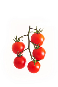 白底红樱桃番茄