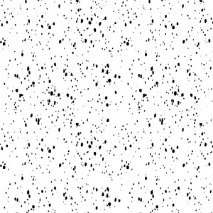 刷点简单的手绘黑白图案与刷墨喷点. 服装纺织品包装纸等单色印刷品.