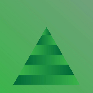 绿色背景上的信息图形三角形该图形是以绿色三角形信息技术的形式用于商业项目演示的信息图形。