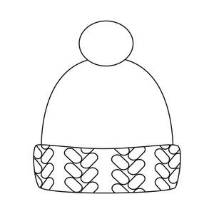 头套和餐巾式图标的矢量设计。一套库存头套和头盔矢量图标
