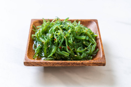 海藻沙拉日本食品风格