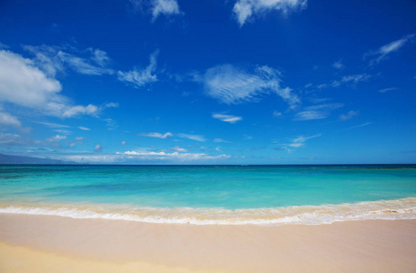 令人惊叹的夏威夷海滩自然风景图片