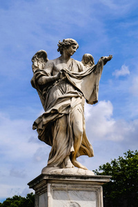 Angelo Bridge in Rome, Italy