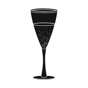 饮料和酒吧标志的矢量设计。集合饮料和党向量图标为股票