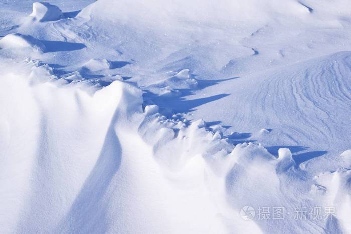 一个寒冷的冬天snowsnowdriftabstract的背景下画画