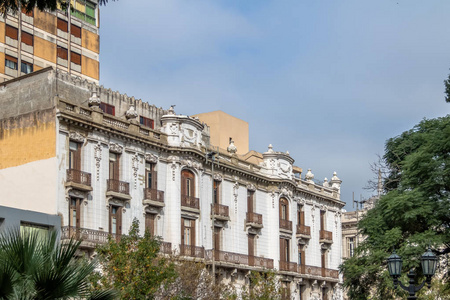 阿根廷圣马丁科广场附近的建筑建筑