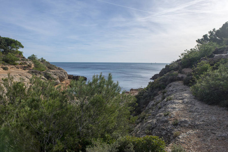 ametlla de mar on the coast of tarragona, Spain